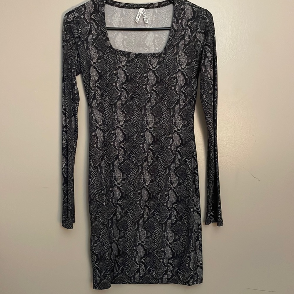 Mudd snake print dress